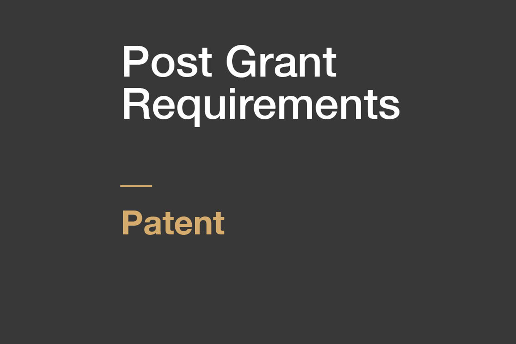 Post Grant Requirements for Patent Applicant in India Obhan & Associates